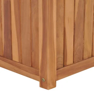 vidaXL Podwyższona donica 40x40x40 cm, lite drewno tekowe - Donice - miniaturka - grafika 5