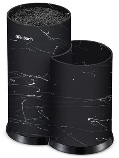 Ofenbach Blok, stojak do noży, organizer kuchenny dwukomorowy 100214 - Akcesoria do sztućców - miniaturka - grafika 2