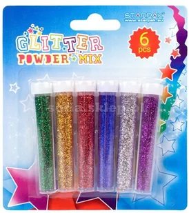 Starpak Brokat Sypki 80g 6 Kolorów - Przybory szkolne - miniaturka - grafika 2