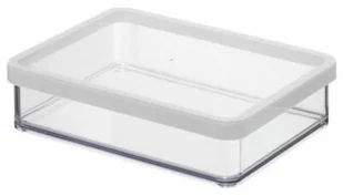Rotho Pojemnik Loft płaski 1 l 20x15x5 cm 20 lat gwarancji producenta + - Pojemniki kuchenne - miniaturka - grafika 2