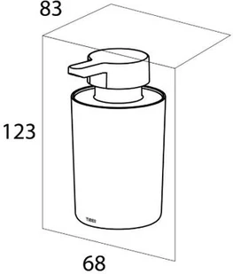 Tiger Urban Dozownik na mydło w płynie stojący biały 13161.3.01.46 - Wieszaki łazienkowe - miniaturka - grafika 3