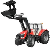 Samochody i pojazdy dla dzieci - bruder BRUDER 03047  Massey Ferguson 7624 z ładowarką czołową - miniaturka - grafika 1