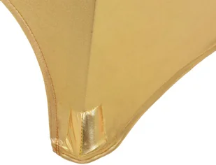 vidaXL Dwa obrusy elastyczne, 70 cm, złote - Obrusy i serwetki - miniaturka - grafika 4