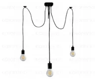 Lampy sufitowe - SUPERLED Lampa Wisząca Z Serii Retro &amp Loft Model Sl6444 Pająk 3X E27 Czarna LAMPA-SL6444 - miniaturka - grafika 1