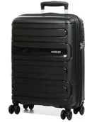 Walizki - Samsonite Walizka American Tourister SUNSIDE Spinner 55/20 35 litrów kolor czarny - miniaturka - grafika 1