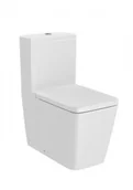 Kompakty WC - Roca A342536620 INSPIRA SQUARE Miska wc do kompaktu Rimless BTW o/podwójny 645 mm BIAŁY MAT - miniaturka - grafika 1