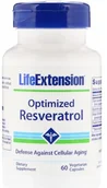 Witaminy i minerały dla sportowców - Life Extension Sklep Life Extension Optimized Resveratrol 60 vcaps - miniaturka - grafika 1