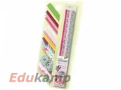 Quilling - Folia Paski do quillingu FOLIA ze wzorkami 168szt ROMANTIC AA184FOL - miniaturka - grafika 1