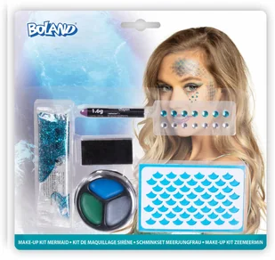 Boland Zestaw Make Up Syrenka - 1 op. - Dodatki do strojów karnawałowych - miniaturka - grafika 2