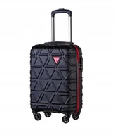 Walizki - Puccini Walizka Kabinowa Mała Czarna ABS018C 1 - miniaturka - grafika 1