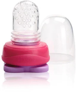 Kidsme Food feeder do saszetek z żywnością lawenda - Grzechotki dla dzieci - miniaturka - grafika 2