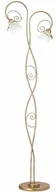 Lampy stojące - Luminex Lampa podłogowa stojąca oprawa Kokarda 2x60W E14 złoty 0075 - miniaturka - grafika 1