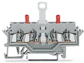 Kostki, złączki, wtyczki - WAGO Terminal rozłączeniowy WAGO 5 mm Sprężynowe Alokacja L szary 280-627 50 szt 280-627 - miniaturka - grafika 1