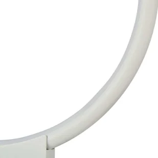 Maytoni Stojąca LAMPA stołowa NOLA MOD807-TL-01-18-W Maytoni nocna LAMPKA futurystyczna LED 18W pierścień ring biały MOD807-TL-01-18-W - Lampy stojące - miniaturka - grafika 2