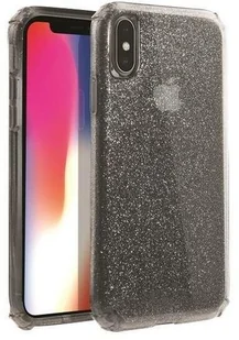 UNIQ UNIQ etui Clarion Tinsel iPhone Xs Max czarny/vapour smoke UNIQ166BLK - Etui i futerały do telefonów - miniaturka - grafika 2