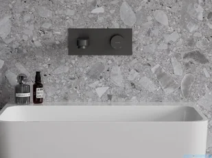 Omnires Contour bateria umywalkowa podtynkowa antracyt CT8015AT | - Baterie umywalkowe - miniaturka - grafika 5