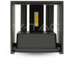 v-tac Kinkiet Ścienny V-TAC 12W LED Góra/Dół Regulowany Chip BRIDGELUX Biały Kwadrat IP65 VT-759-12 4000K 1100lm - Lampy ścienne - miniaturka - grafika 3