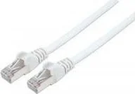 Kable miedziane - Intellinet Network Solutions Patchcord Cat6a surowy kabel Cat 7 1,5m biały 741378 - miniaturka - grafika 1