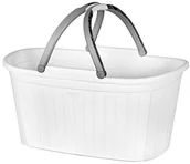 Kosze na bieliznę - Stefanplast Stefan Plast Elegance kosz na pranie z uchwytami, tworzywo sztuczne, posortowane pod względem koloru 3863300 - miniaturka - grafika 1