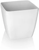 Donice - Flower Lover Osłonka na doniczkę Quadrato Easy biały, 22 cm - miniaturka - grafika 1