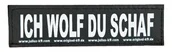 Smycze dla psów - Trixie Naklejka na rzep 2 Julius-K9 S ICH WOLF DU SCHAF - miniaturka - grafika 1