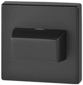 Szyldy i rozety - VDS ROZETA KWADRATOWA WC R67F KOLOR CZARNY 49-0083 - miniaturka - grafika 1