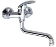 Baterie umywalkowe - Ferro METALIA Bateria umywalkowa/zlewozmywakowa ścienna 150 mm chrom 55070/T,0 - miniaturka - grafika 1