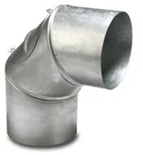 Akcesoria grzewcze - TROTEC Rura spalinowa, luk 90°, 120 mm - miniaturka - grafika 1