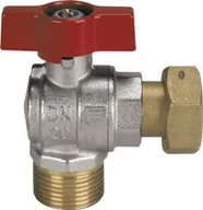 Zawory i kraniki - Effebi EFFEBI ASTER ACS CONTATORE SQUADRA Zawór kulowy kątowy z ruchomą nakrętką 1/2"x1/2" 1079N244XG - miniaturka - grafika 1