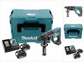 Wiertarki - Makita DHR 202 rtj 18 V akumulator młot kująco-wiercący SDS-plus W Makpac z 2 X 5,0 AH akumulator i ładowarka - miniaturka - grafika 1