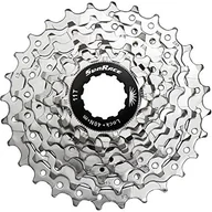 Kasety rowerowe - Shimano SunRace kaseta zębatek csr919 Mod. 14 9-biegowa HG, High Tensile nierdzewna, nikiel, platynowany, kompatybilny z waga 273 G 11-12 13 14 16 18 21 24 28 z. CSR91.9AS0.NS1.BX - miniaturka - grafika 1
