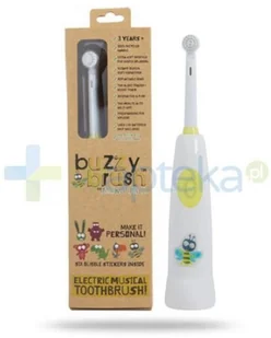 Jack N Jill Kids Grająca elektryczna szczoteczka dla dzieci z naklejkami JJN01006 - Szczoteczki do zębów dla dzieci Jack N Jill Kids Grająca elektryczna szczoteczka dla dzieci z naklejkami JJN01006 - Szczoteczki do zębów dla dzieci - miniaturka - grafika 2