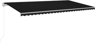 VidaXL Lumarko Automatycznie zwijana markiza, LED i czujnik wiatru, 600x350 cm 3069054 VidaXL - Markizy - miniaturka - grafika 2