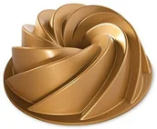 Formy do ciast - Nordic Ware forma do pieczenia forma do ciasta stuerzku Chen Heritage Bundt Pan odlew aluminiowy złota NW-80677 - miniaturka - grafika 1