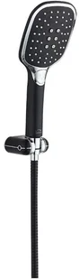Laveo Laveo zestaw natryskowy punktowy Zorita NLZ 70AD czarna/chrom - Akcesoria do armatury i ceramiki - miniaturka - grafika 2