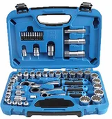 Zestawy narzędziowe - BGS 2181 Gear Lock przepustowy-zestaw kluczy nasadowych, 4, 5  25 MM, 52-częściowy - miniaturka - grafika 1