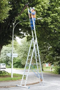 Krause 996 99674962 Drabina wielofunkcyjna Stabilo 3x8 z adaptacją na schody wysokość robocza 6,05m) 74962-uniw - Drabiny - miniaturka - grafika 22