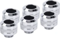 Chłodzenie wodne - Alphacool Eiszapfen PRO 13mm HardTube Fitting G1 4 Chrome Sixpack connection 17474 - miniaturka - grafika 1