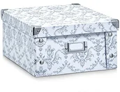 Pudła i pojemniki do przechowywania - Zeller pudełko do przechowywania, materiał karton, stabilne, składane, różne kolory i rozmiary, 31 x 26 x 14 cm 17972 - miniaturka - grafika 1