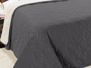 Euromat Dwustronna Narzuta Vigo II Srebrny Szary 006 170x210 / 200x220 cm 13364 - Narzuty - miniaturka - grafika 2