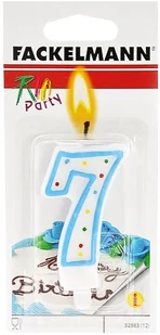 Fackelmann Świeczka urodzinowa cyfra 7 siedem 52583 52583 - Dekoracje domu Fackelmann Świeczka urodzinowa cyfra 7 siedem 52583 52583 - Dekoracje domu - miniaturka - grafika 2
