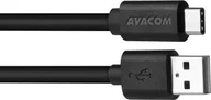Kable komputerowe i do monitorów - Avacom Kabel USB  Kabel USB 2.0 USB A M USB C M 1m czarny Avacom DCUS-TPC-P10K - miniaturka - grafika 1