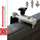 Sprzęt geodezyjny - Uchwyt kolejowy pod pryzmat SW PRO z mocowaniem pod adapter M8 46-0800 - miniaturka - grafika 1