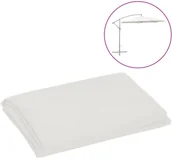 Parasole ogrodowe - vidaXL Zamienne pokrycie parasola ogrodowego, piaskowa biel, 300 cm 313804 - miniaturka - grafika 1