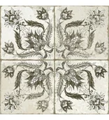 Płytki ceramiczne - Peronda IVY BLACK 45X45 Ivy_Black - miniaturka - grafika 1