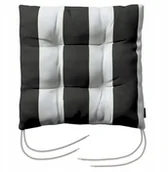 Poduszki ogrodowe - Dekoria Siedzisko Jacek pasy czarno-białe - miniaturka - grafika 1