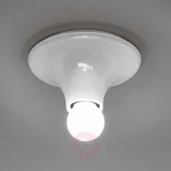 Lampy ścienne - Designerska lampa ścienna Teti, biała - miniaturka - grafika 1