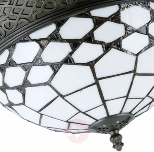 Clayre & Eef Secesyjna lampa sufitowa Kisa, styl Tiffany - Lampy sufitowe - miniaturka - grafika 4