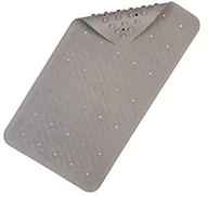 Dywaniki łazienkowe - Croydex podwyższona owalny dywanik łazienkowy, guma, szary AG220531H - miniaturka - grafika 1