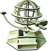 Zabawki konstrukcyjne - Sol Expert SOL Expert Group 26780  Solar satelitarnej, zestaw montażowy, drewno, naturalny - miniaturka - grafika 1